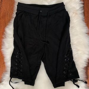 Forever 21 Men Black Knit Shorts